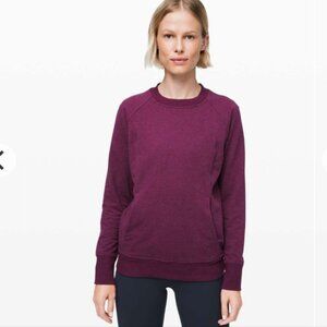 Lululemon Scuba Crew Heathered Marvel